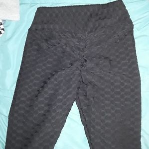 Black Butt Scrunch Butt Lift Leggings